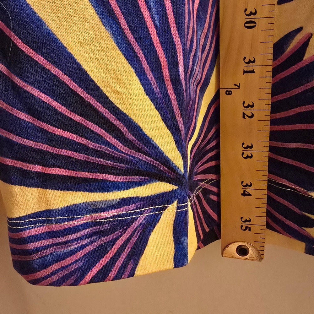 FARM RIO Sand Macaw Jungle Organic Cotton T Shirt Dress Sz M and L Tropical Boho - Picture 16 of 16